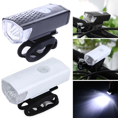 Cycling Light Bicycle Lantern USB LED Rechargeable Set Electric Bikes & Accessories