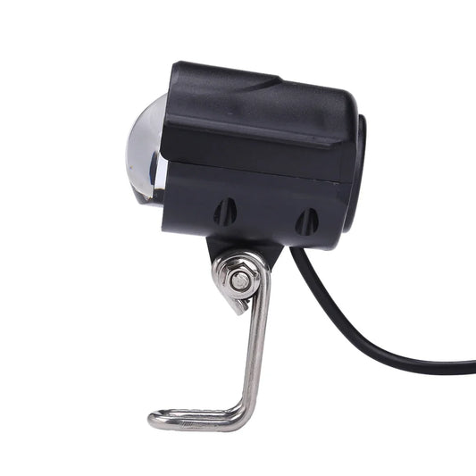 Shop 36V-60V E-Bike Horn Light: 2-in-1 LED Headlight and Horn. Waterproof, 5W, and ideal for scooters, bikes, and motorcycles.