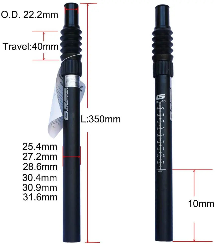 Upgrade Your Ride with the ZOOM MTB Suspension Seatpost.