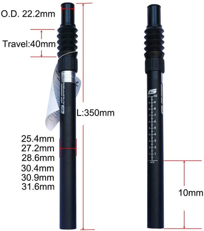 Upgrade Your Ride with the ZOOM MTB Suspension Seatpost.