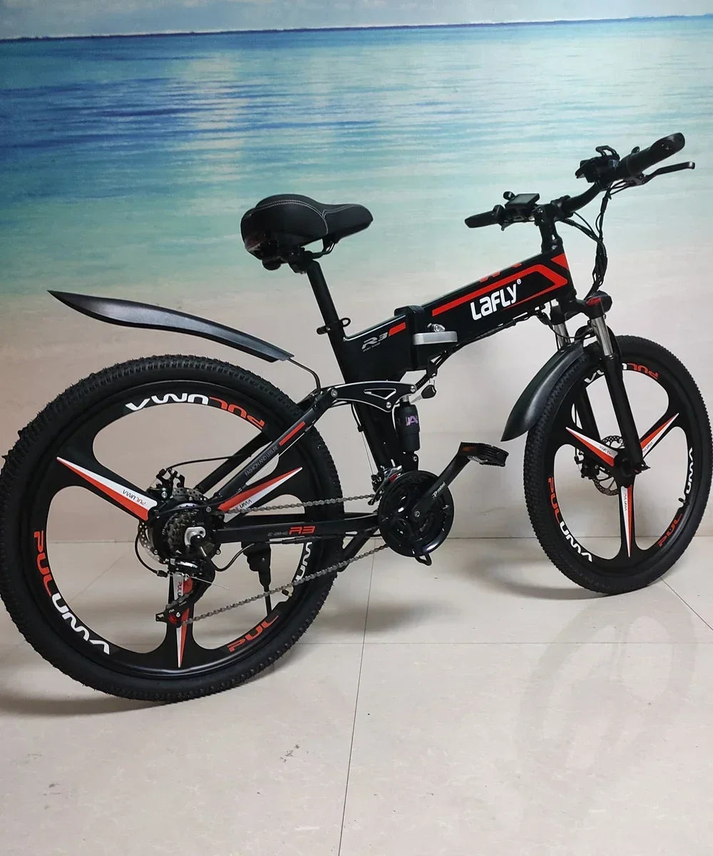 LAFLY X3 1000W Electric Folding Mountain Bike – Performance Meets Versatility
