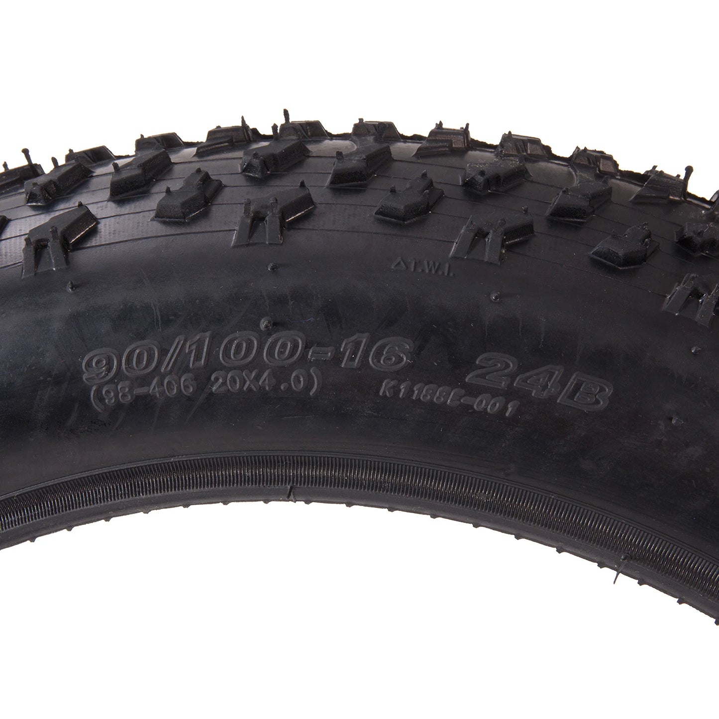 Kenda K1188 Krusade 20x4.0 Fat Bike Tire – Wire Clincher SRC Black