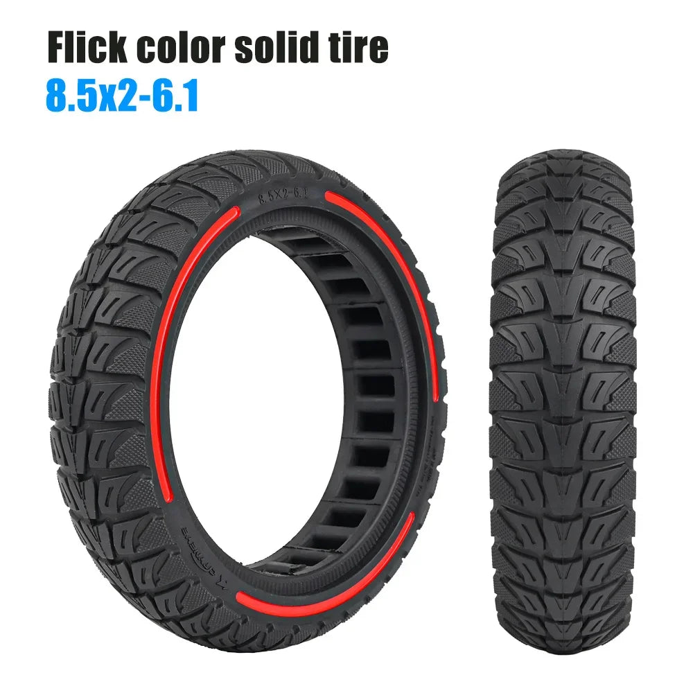 8.5 Inches Damping Durable Wheel 8.5x2-6.1 Honeycomb Solid Tire Colorful for Xiaomi M365 PRO PRO2 1S List Electric Scooter Tyre Electric Bikes & Accessories