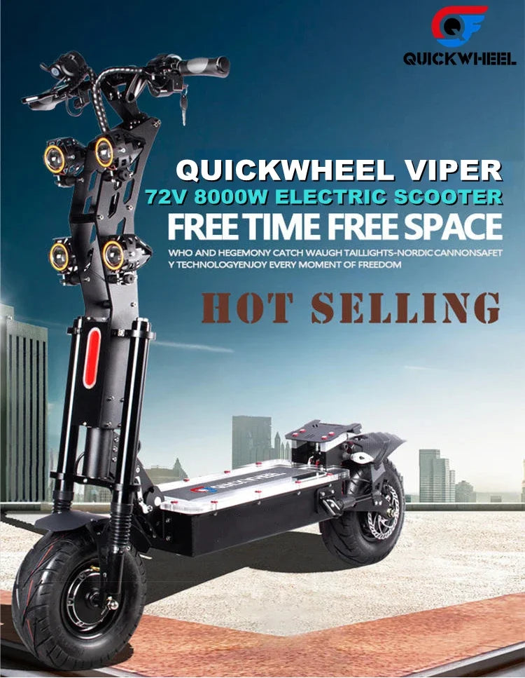 Dual Motor 10000W Electric Scooter: The Ultimate Off-Road Experience