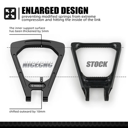 Reinforced Shock-Absorbing Triangle Bracket & Rear Suspension Linkage for SUR-RON My Store