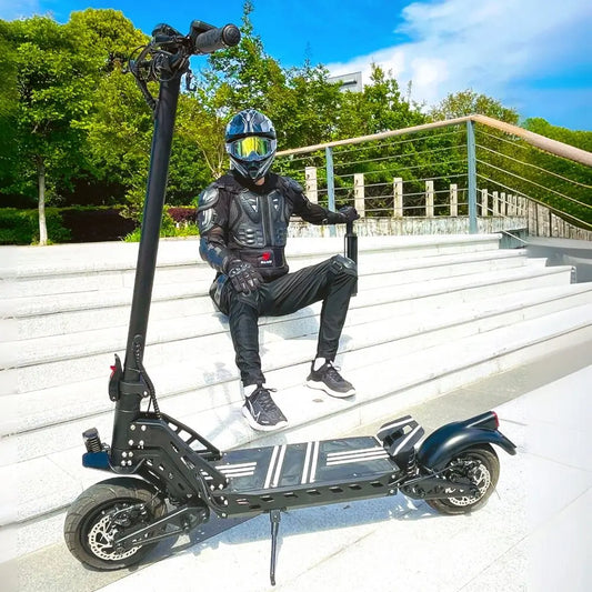 2000W Powerful Off Road Dual Motor Electric Scooter Adult 48V 15.6Ah