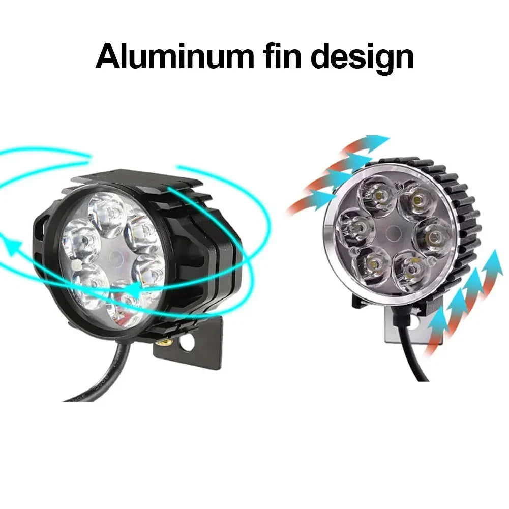 Premium Ebike Front Light LED Headlights for Electric Bicycles and Motorcycles