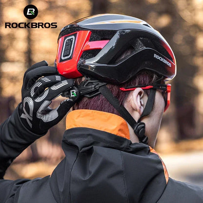 ROCKBROS Rechargeable Bicycle Helmet – Safety & Visibility Combined