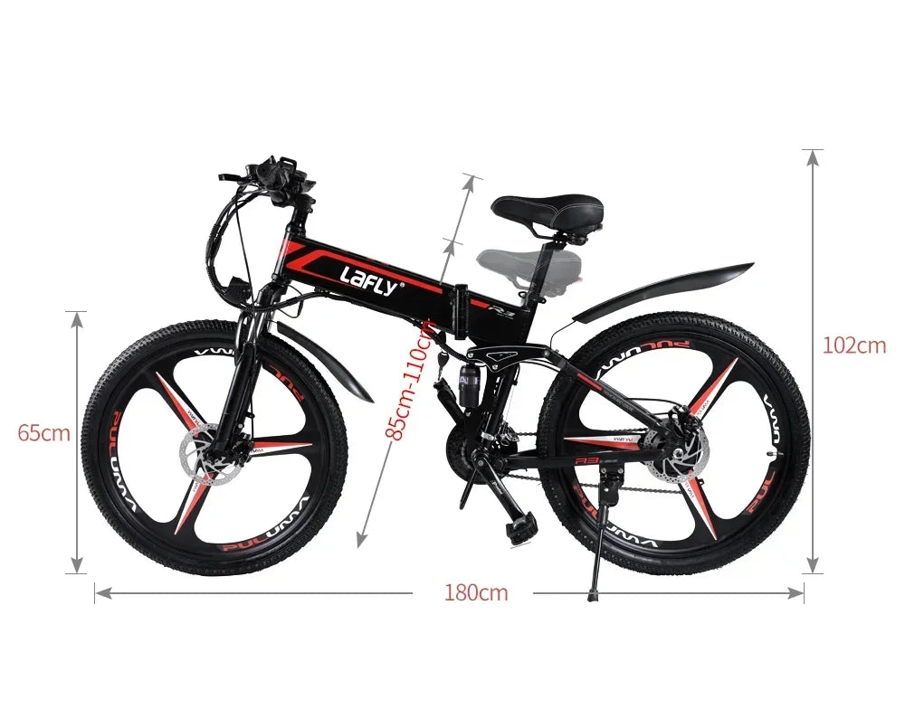 LAFLY X3 1000W Electric Folding Mountain Bike – Performance Meets Versatility My Store