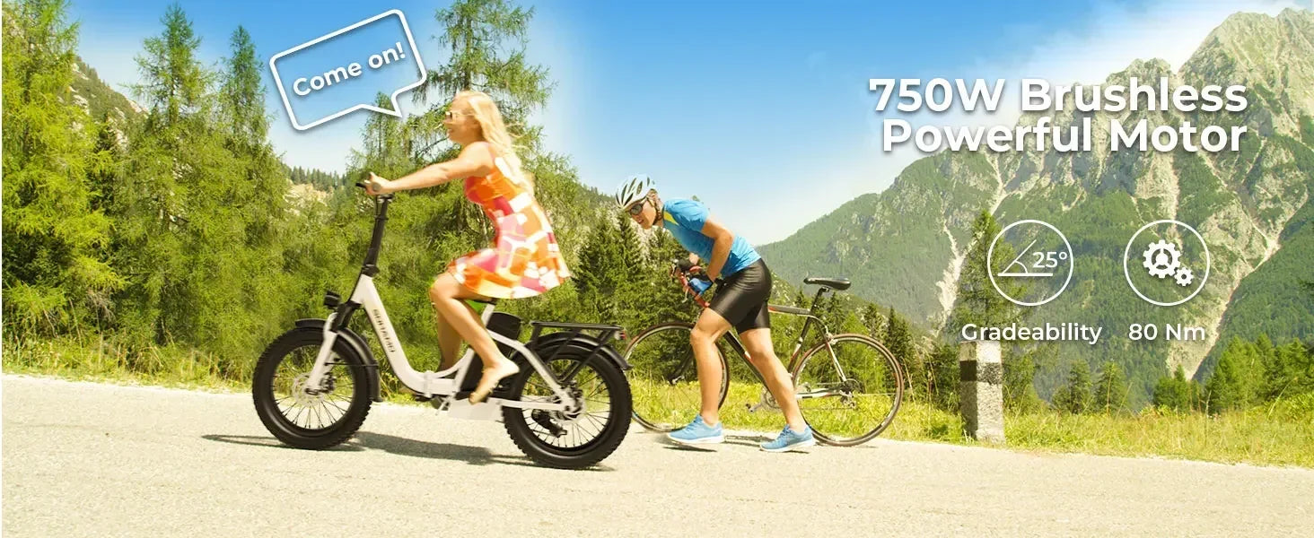 Foldable Commuter E-Bike SOHAMO S3 750W 48V 20Ah | Fast & Compact