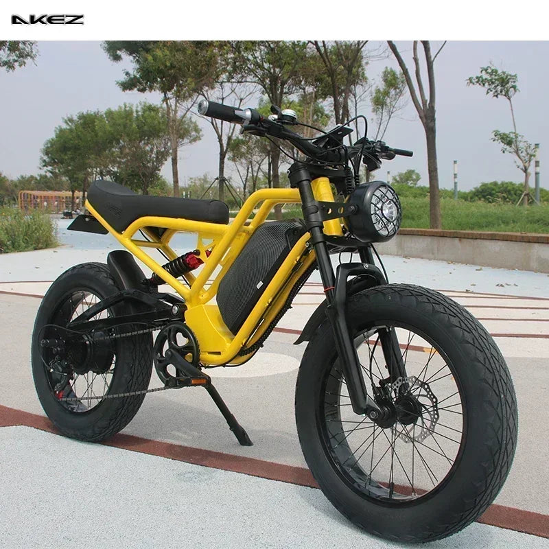 Off-road Electric bicycle 1500W Motor 48V18Ah Lithium Battery Hydraulic Suspension Fat Tire Electric bicycle Bike MountainE-bike Electric Bikes & Accessories