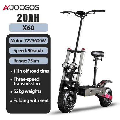 Order Your AJOOSOS Electric Scooter Today! Don’t miss out on the perfect combination of power, range, and style. Whether you’re an urban commuter or an off-road explorer, the AJOOSOS Electric Scooter is your ultimate travel companion