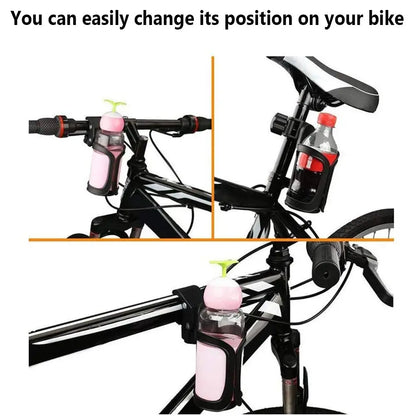 Anti-slip 360 Degree Rotation Motorcycle Baby Stroller Bicycle Bottle Holder Water Cup Bracket Bike Bottle Rack Electric Bikes & Accessories