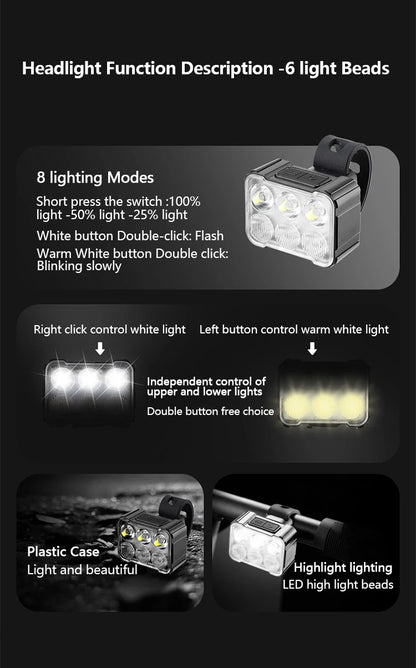 Bicycle Front and Rear Light Set Electric Bikes & Accessories