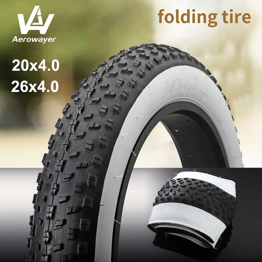 Fat Bike Tire 20x4.0 / 26x4.0 – Snow, Beach, ATV, and Electric Bike Ready