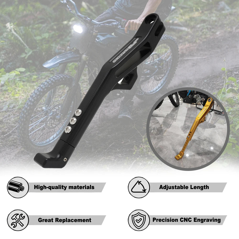 Motocycle Kickstand For SURRON Light Bee Sur Ron Sur-Ron X S X160 X260 Adjustable Side Stand For Electric Support Leg Dirt Bike Electric Bikes & Accessories