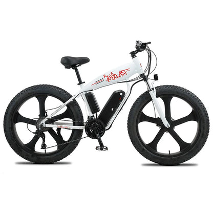 26 Inch Aluminum Alloy Snowmobile 27 Speed Fat Tire Electric Beach Lithium Battery Motorcycle Fatbike Moped Ebike Dirt Bike Electric Bikes & Accessories