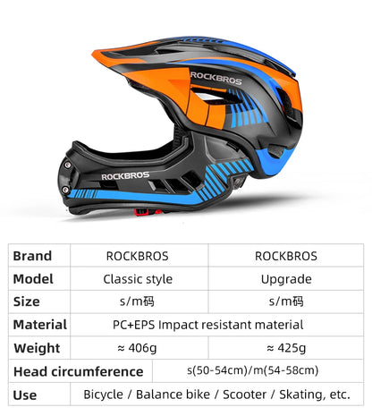 ROCKBROS Kids Bike Helmet – Safe, Stylish & Comfortable