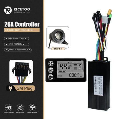 Three-Mode E-Bike Controller with S866 LCD Display My Store