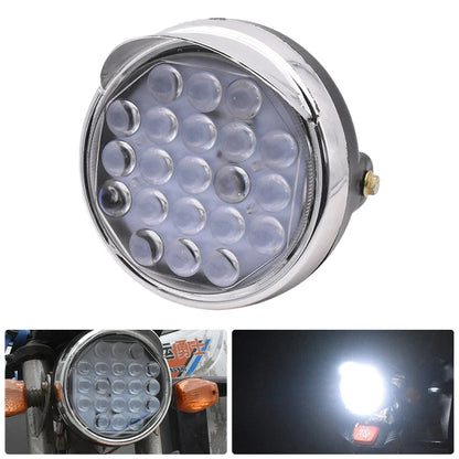 Electric Tricycle Headlight 12V-80V 6500K - 7000K Aluminum Alloy Assembly Beam Motorbike Fog Lamp LED Spotlight Cycling Parts Electric Bikes & Accessories