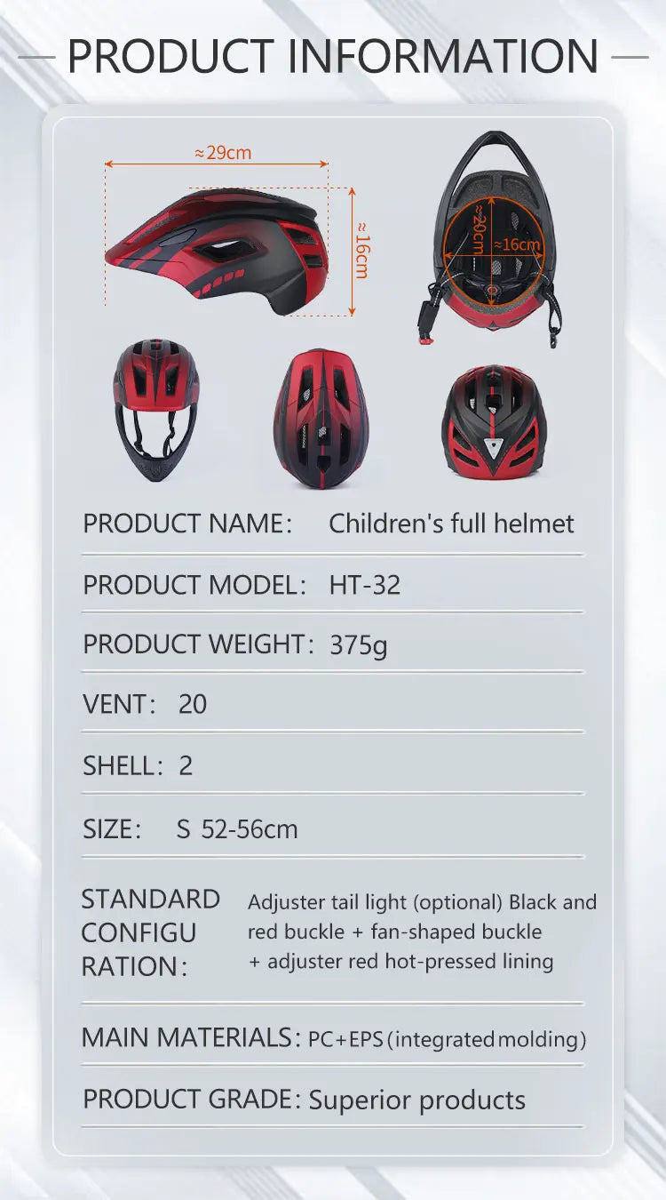 Eastinear High-Quality Children's Bicycle Helmet My Store