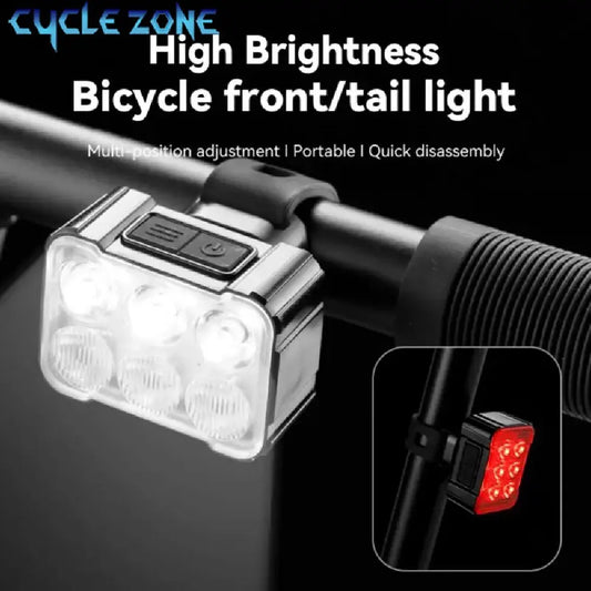 Bicycle Front and Rear Light Set