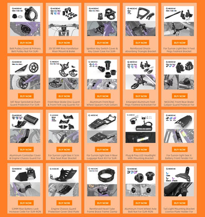 Reinforced Shock-Absorbing Triangle Bracket & Rear Suspension Linkage for SUR-RON My Store