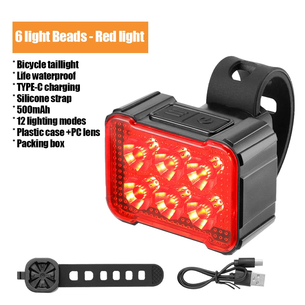 Bicycle Front and Rear Light Set Electric Bikes & Accessories