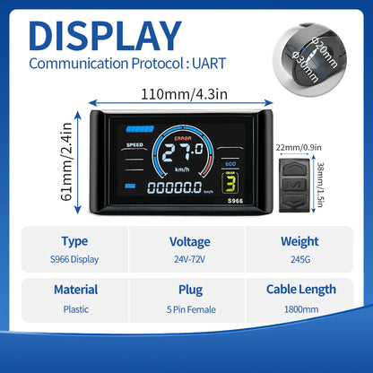 Electric Bicycle Three-Mode Sine Wave Controller My Store