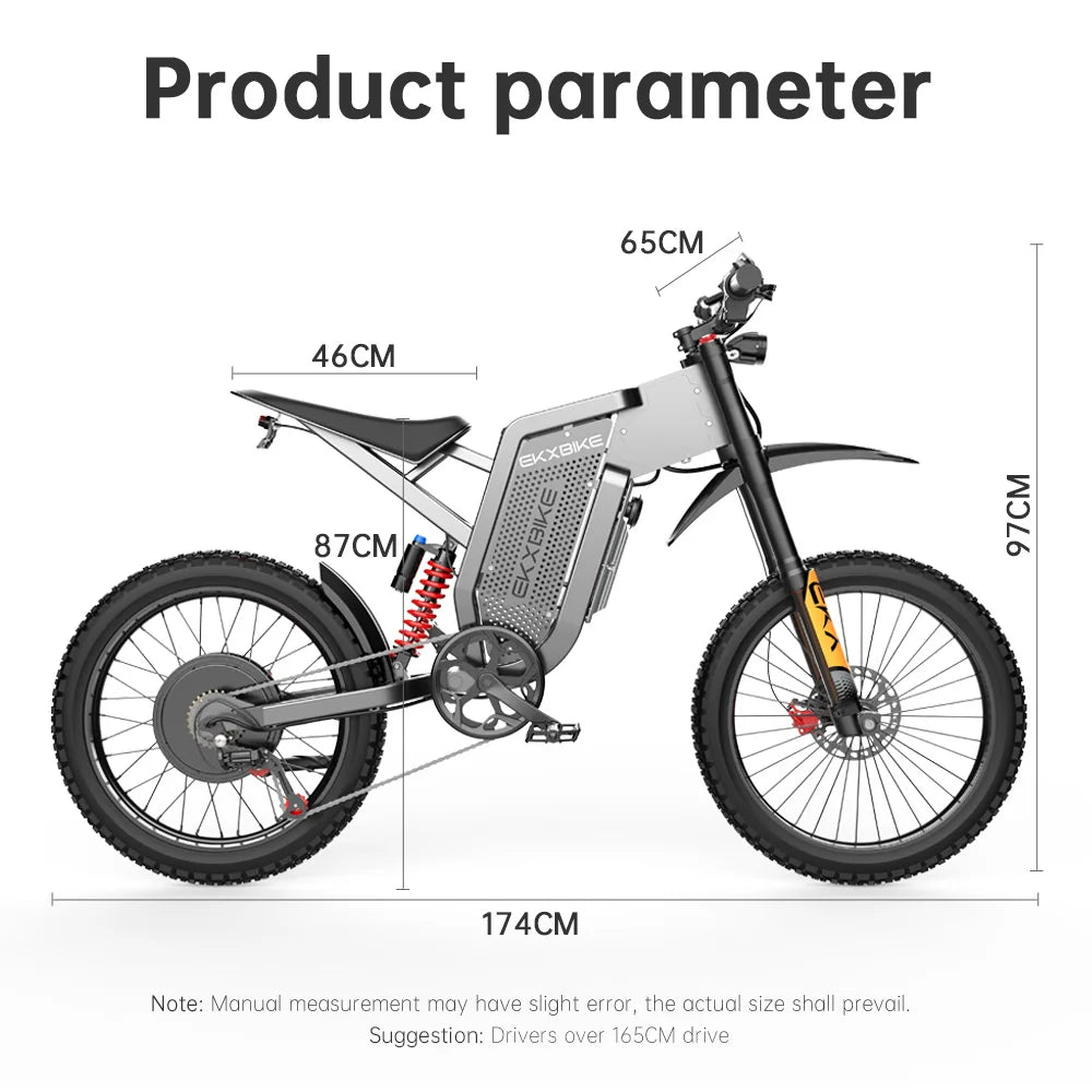 EKX X21 Max 3000 watts Electric Dirt Bike - Electric Bikes & Accessories