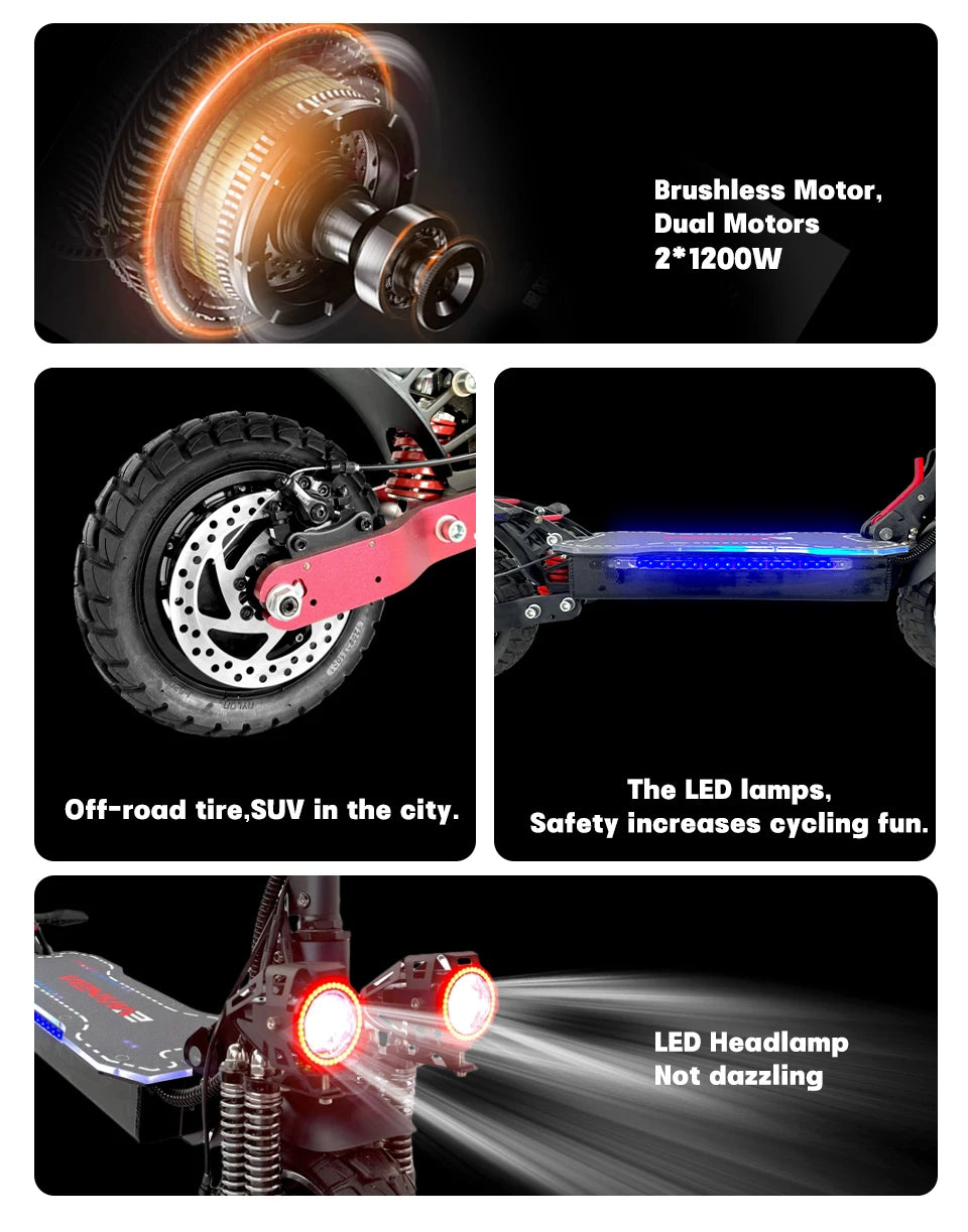 Dual Motor Electric Scooter – Emanba X6/X6 PRO