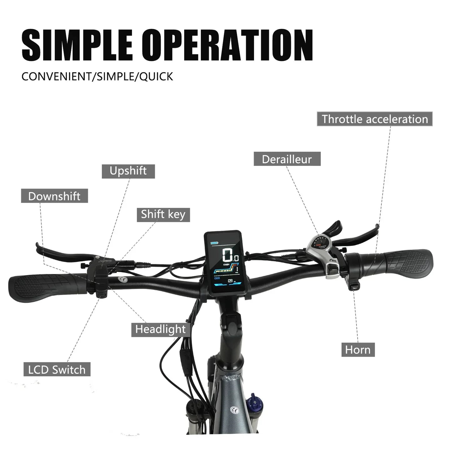 Hot-Selling CMACEWHEEL L26 Step-Through E-bike 750W – Fat Tire Power and Style