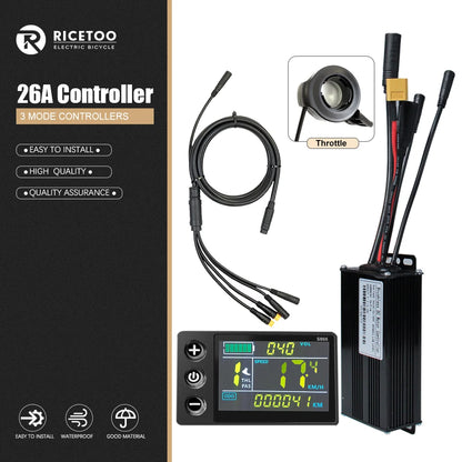 Three-Mode E-Bike Controller with S866 LCD Display My Store