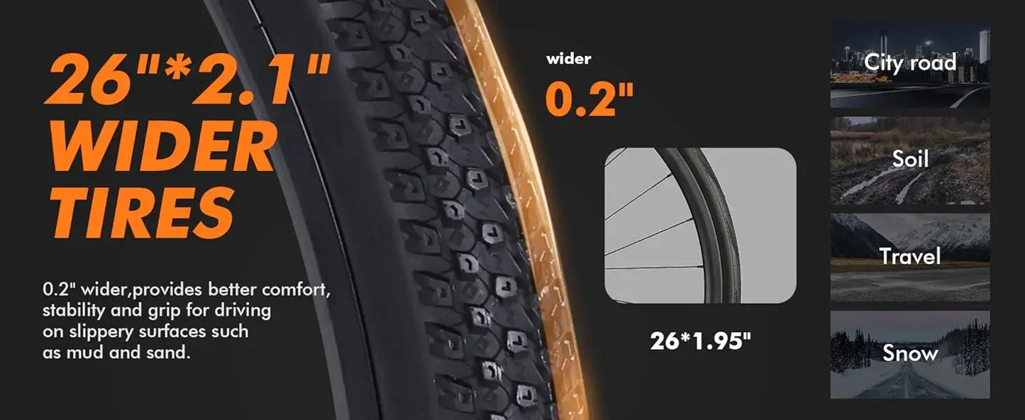 Commuter E Bicycle – The Ultimate 26" Step-Through Electric Bike for Adults