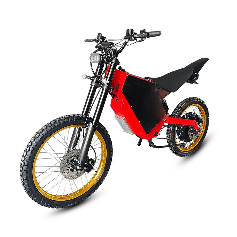 "Free shipping from E-Bikes and Accessories. Discover the New High Power Electric Dirt Bike with 5000W-15000W motor, 75 mph speed, and over 40 mile range. Perfect for off-road adventures."