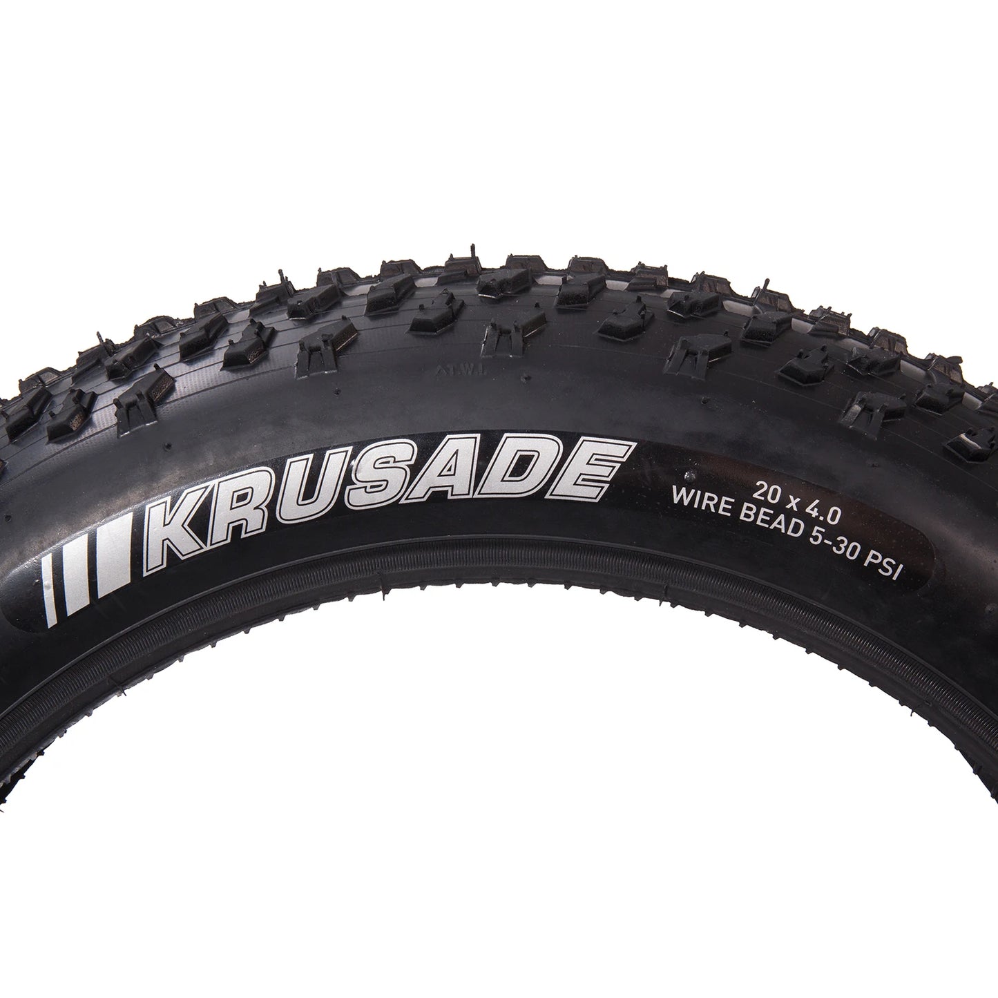 Kenda K1188 Krusade 20x4.0 Fat Bike Tire – Wire Clincher SRC Black