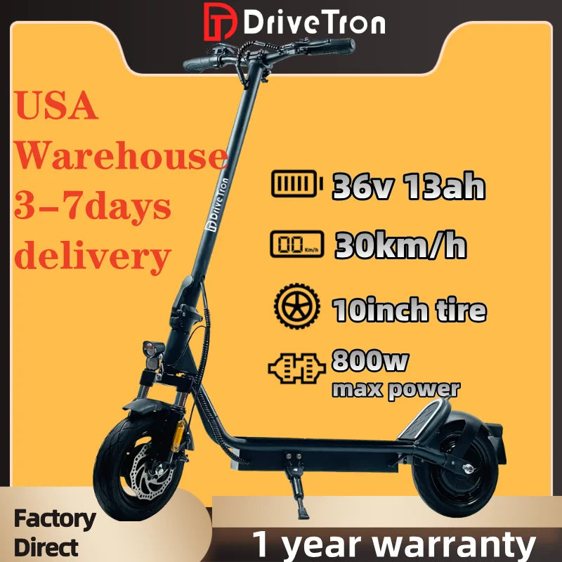 Electric Scooters: 800W or 500W Drive Tron G30 Max E-Scooter Electric Bikes & Accessories