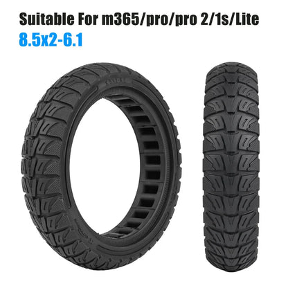 8.5 Inches Damping Durable Wheel 8.5x2-6.1 Honeycomb Solid Tire Colorful for Xiaomi M365 PRO PRO2 1S List Electric Scooter Tyre Electric Bikes & Accessories