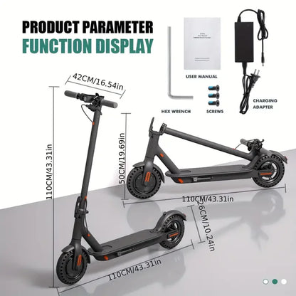 Experience the freedom and efficiency of the 10.5Ah Imported Batteries Electric Scooter and redefine the way you travel. Act now and enjoy free shipping on your order!