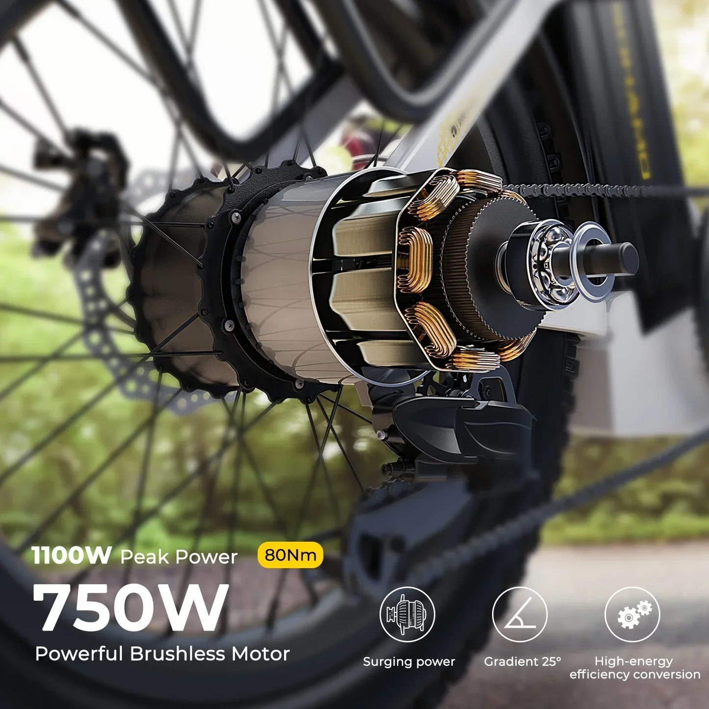 SOHAMO S3 Step-Thru Folding Electric Bike – 750W Power Ride