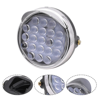 Electric Tricycle Headlight 12V-80V 6500K - 7000K Aluminum Alloy Assembly Beam Motorbike Fog Lamp LED Spotlight Cycling Parts Electric Bikes & Accessories