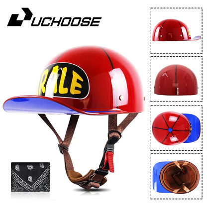 UCHOOSE Retro Baseball Cap Helmet.