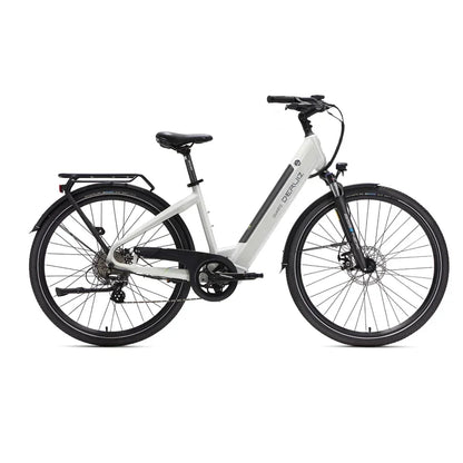 Explore the DERUIZ Quartz 48V 250W Electric Bike with 28-inch wheels, TEKTRO disc brakes, and a 48V 13.4Ah battery. Ideal for city commutes