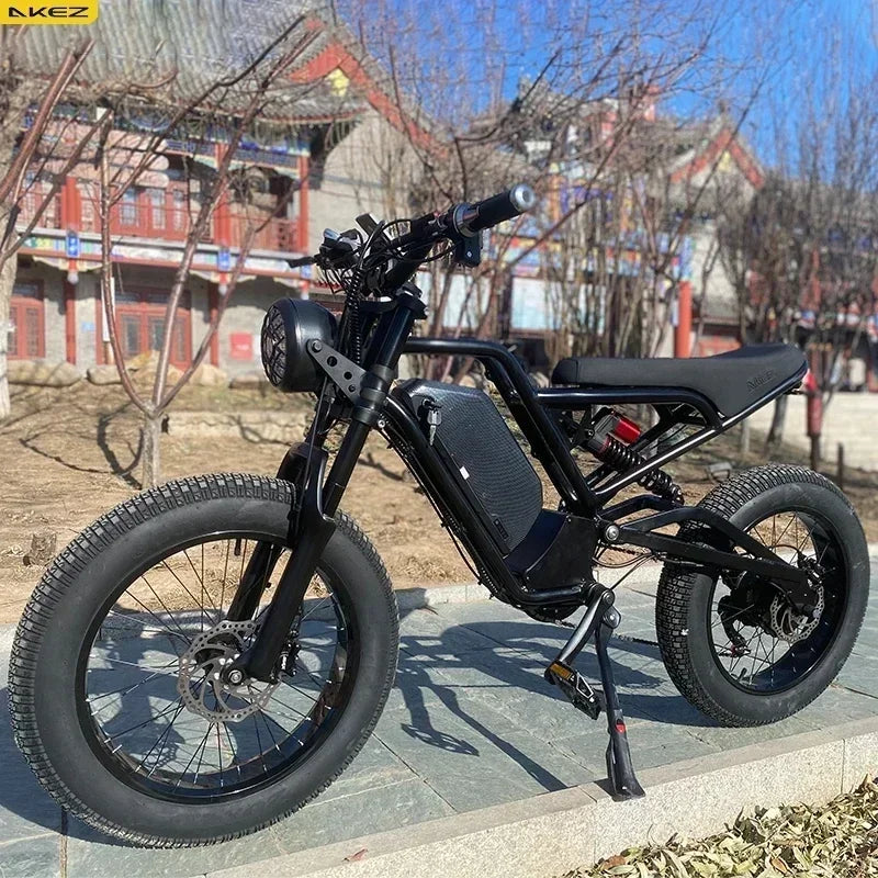 Off-road Electric bicycle 1500W Motor 48V18Ah Lithium Battery Hydraulic Suspension Fat Tire Electric bicycle Bike MountainE-bike Electric Bikes & Accessories