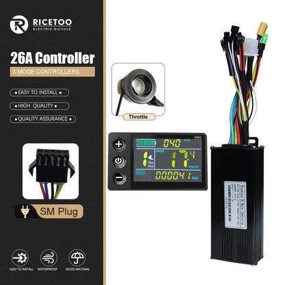 Three-Mode E-Bike Controller with S866 LCD Display My Store