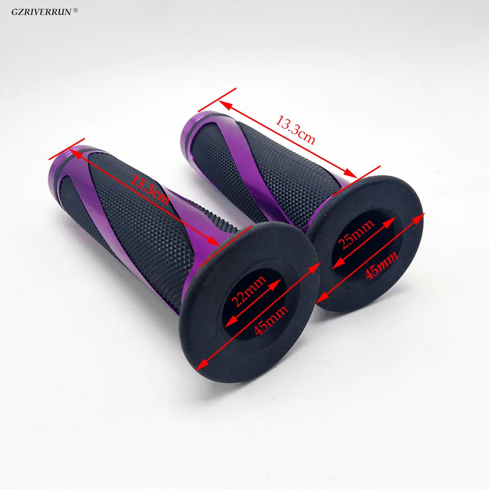 Elevate your SurRon electric bike with these Purple Stripe Handlebar Grips. Perfect for motocross, enduro, and everyday rides, they blend style, durability, and functionality.