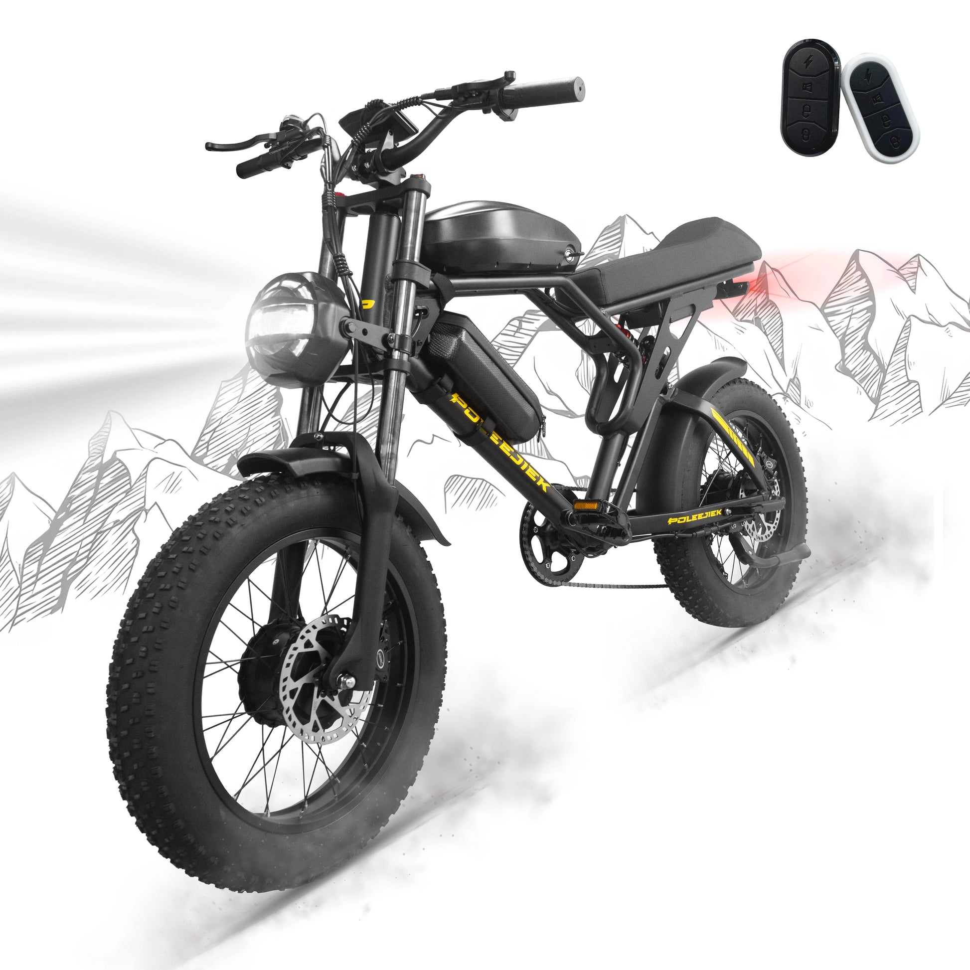 Dual Motor 3000W Electric Bike – 40 MPH, 100 Miles | Free Shipping