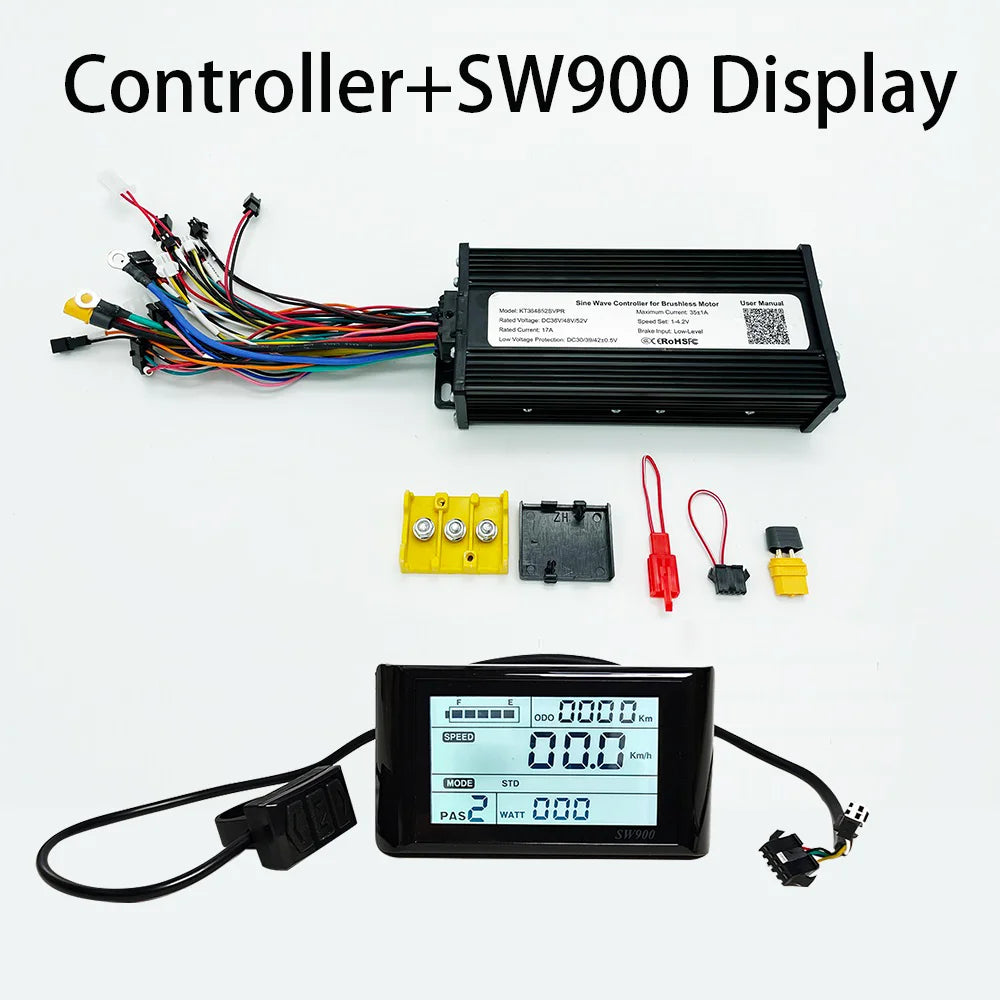 Upgrade your eBike with the 48V-72V 1500W-3000W Sine Wave Controller featuring a colorful LCD display. Enjoy smooth rides, multiple modes, and enhanced efficiency. Free shipping available!